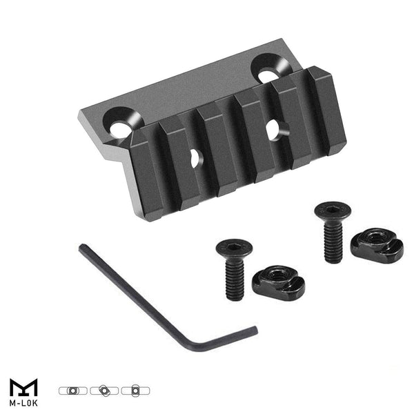 M-Lok Offset Light Base MLOK Optics Scope Mount Offset Picatinny Rail Mount | West Lake Tactical