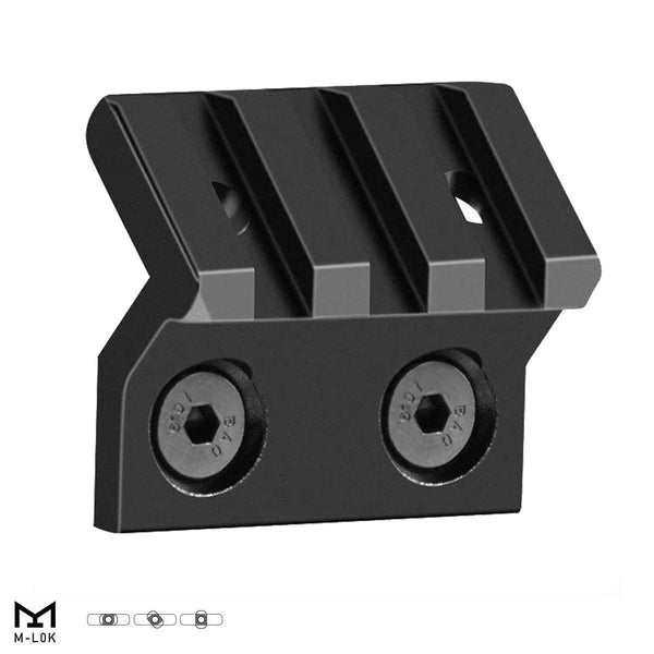 M-Lok Offset Light Base MLOK Optics Scope Mount Offset Picatinny Rail ...